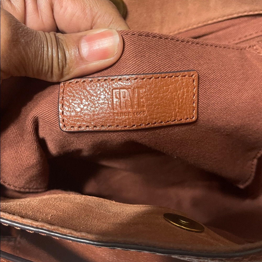 Frye Rich Brown Leather Shoulder Bag - Picture 8 of 8